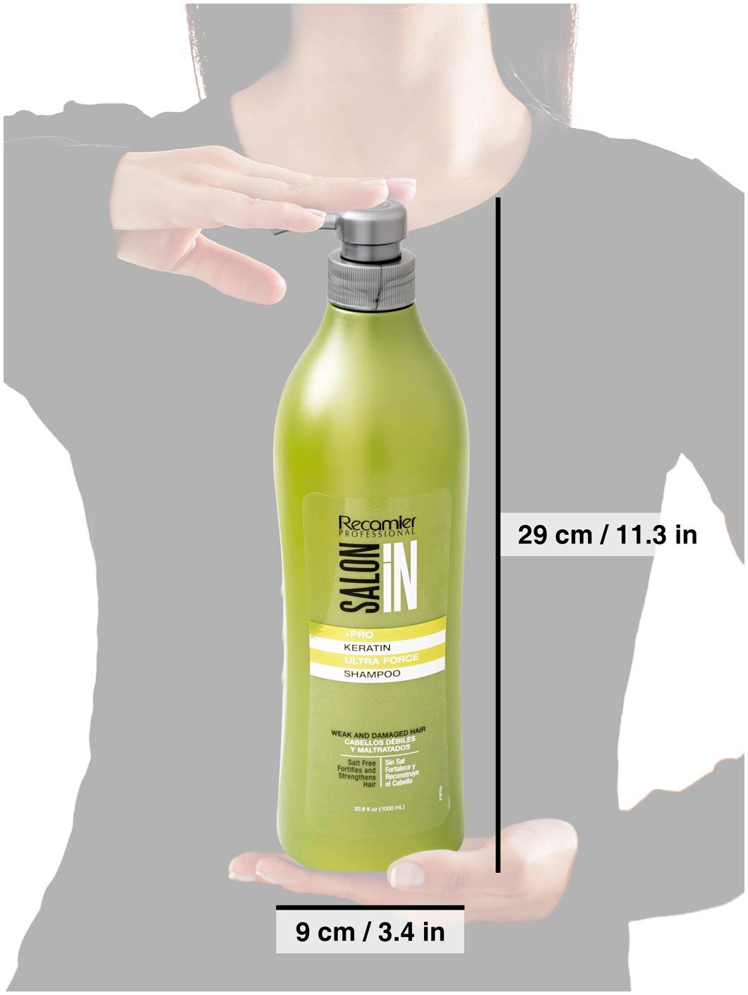 Recamier Professional Salon In Ultra Force Hair Shampoo and Conditioner Kit (2 x 33.8 fl.oz.)