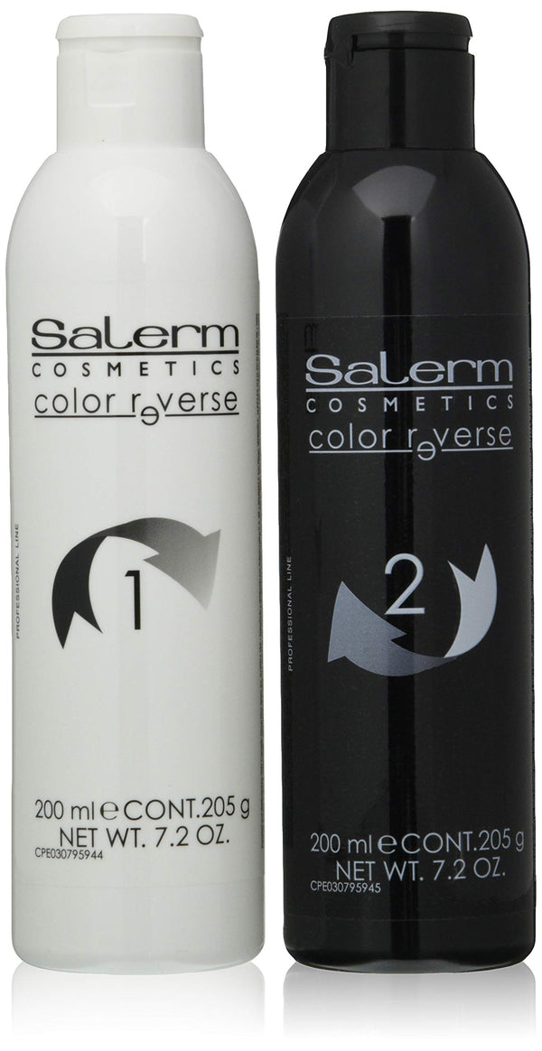 Salerm Color Reverse – Artificial Hair Color Remover, 2-Part Kit