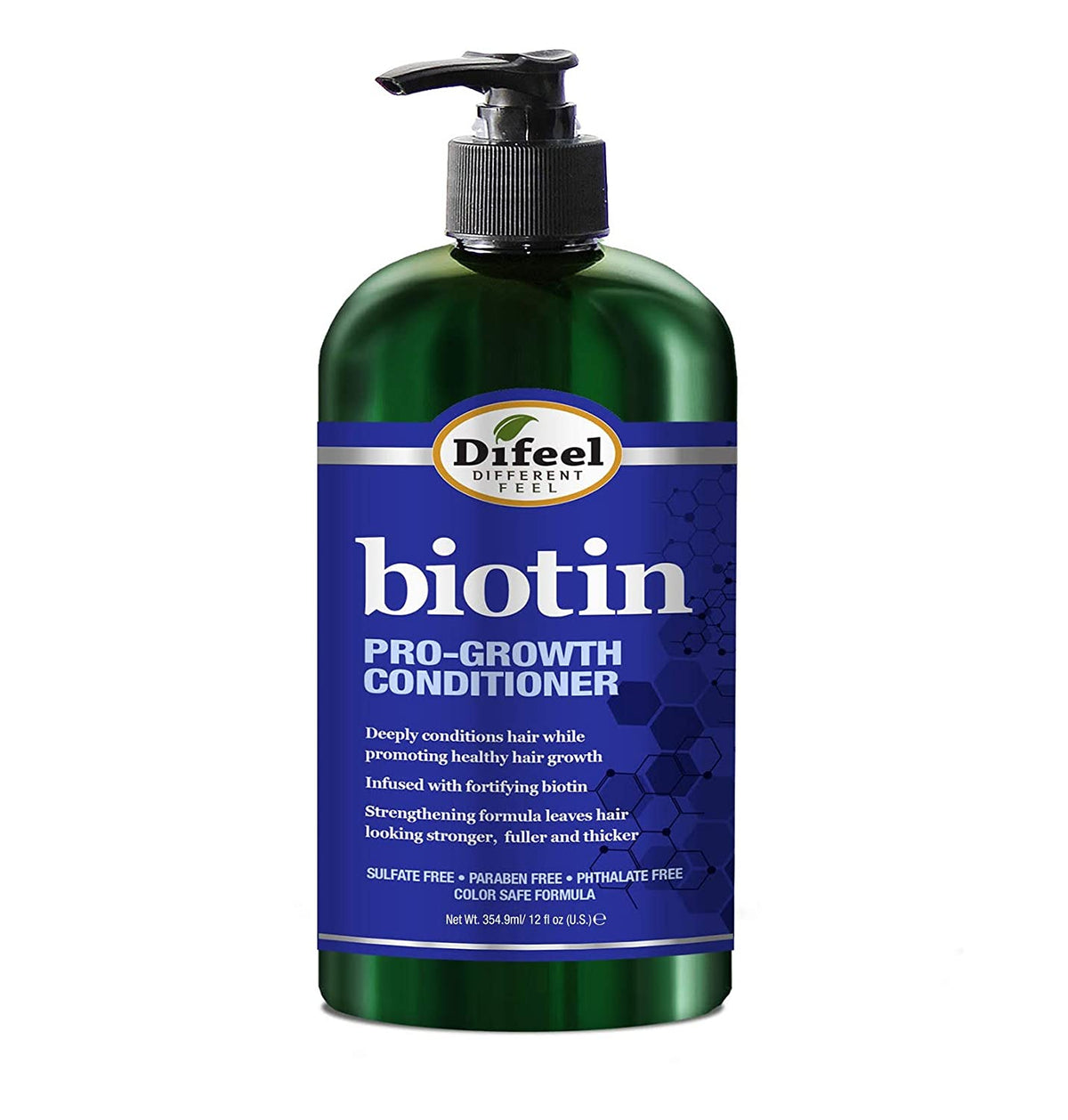 Difeel Biotin Pro-Growth Hair Shampoo and Conditioning Kit 2x12 fl oz