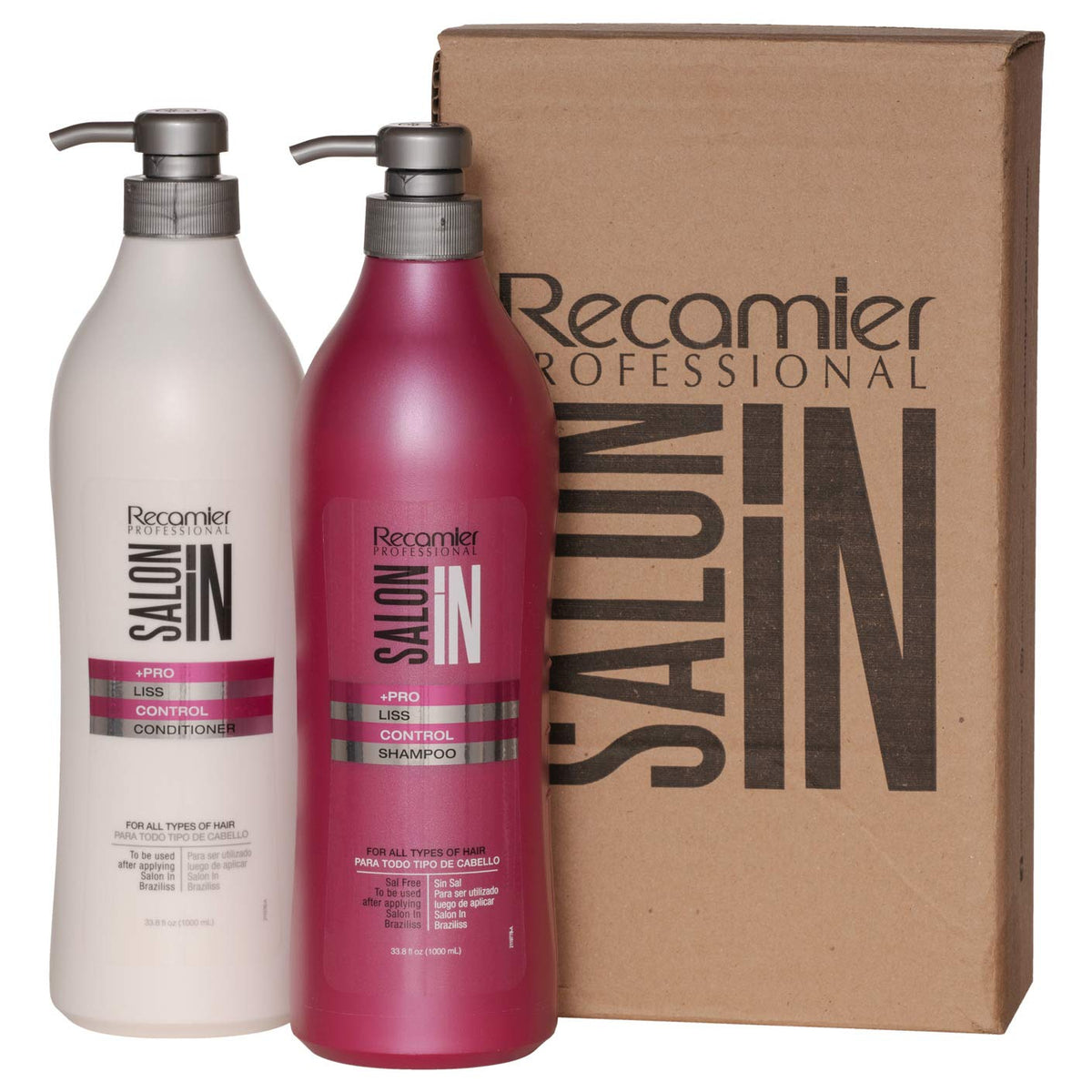 Recamier Liss · Kit de champú y acondicionador antifrizz · 33.3 oz