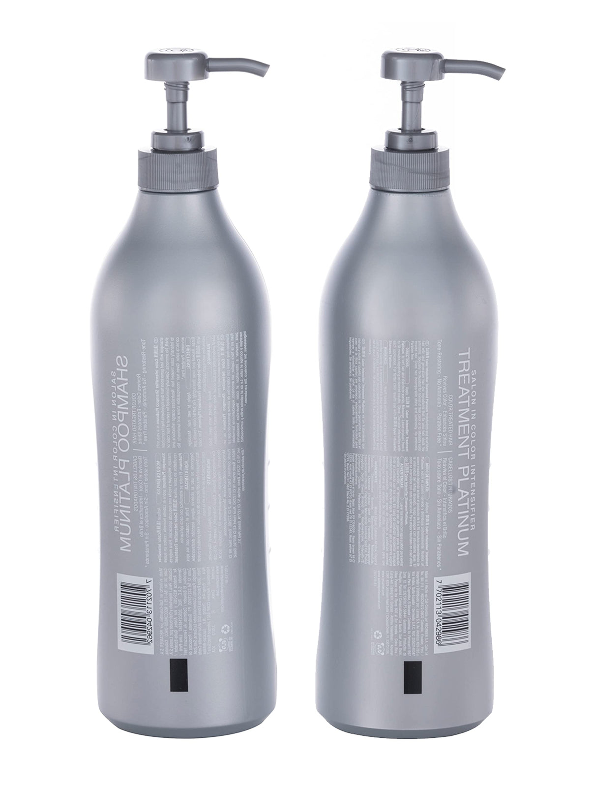 Recamier Shampoo for Colored Treated Hair Dyed Treatment Intensifier Platinum Set Tratamientos de Color