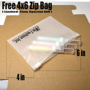 She Makeup 6 Pastel Sheer Lip Repair Smoothes Lip Wrinkles Cream Texture Gloss Lipgloss Glossy Healthy LP03 + Free Zipper Bag, Full Size