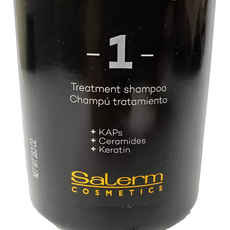 Salerm KAPs Filler Hair Smoothing Therapy Shampoo Step-1 16.91 fl.oz.