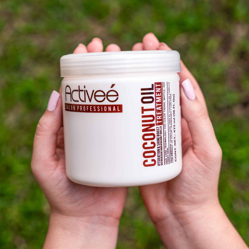 Coconut Oil Treatment 16oz | Sheen enhacing technology for color-faded hair by Activee Professional