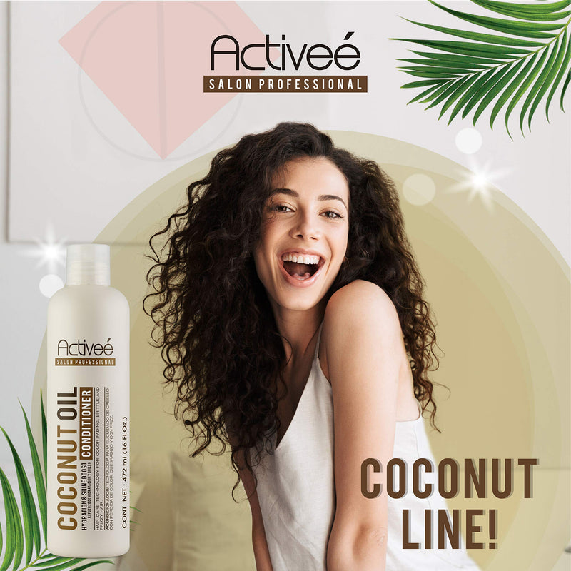 Set Coconut Shampoo & Conditioner 16 oz | Colored and damaged hair by Activee Professional