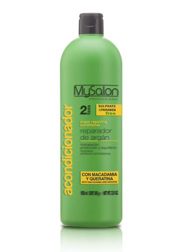 Mysalon Professional Argan and Keratine Repairing Conditioner- Step 2 - 34.5 fl.oz.