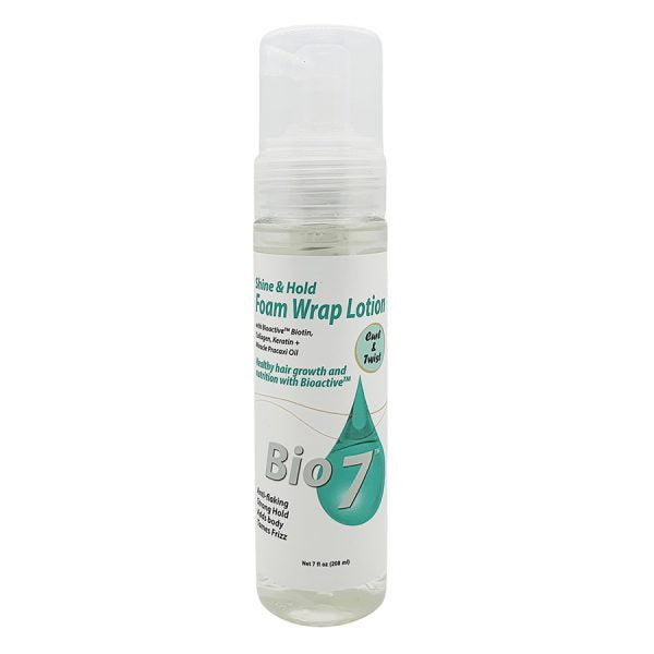 Bio 7 · Espuma capilar de brillo y fijación · 7 fl oz