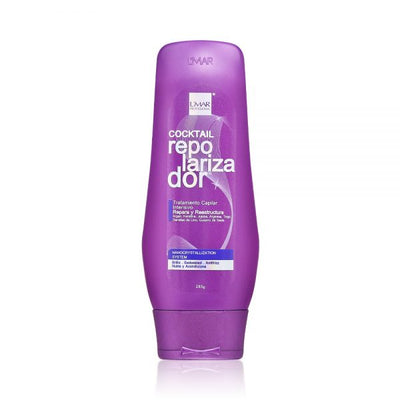 L'MAR Professional Hair Repolarizing Cocktail Intensive Reconstruction Treatment Nano-Crystallization System 9.6oz| Repolarizador y Reconstructor Tratamiento Capilar Intensivo para Cabello Maltratado