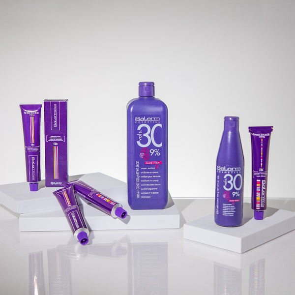 Salerm Cosmetics Hair Coloring Oxidant Cream with Aloe Vera 7.61 fl.oz