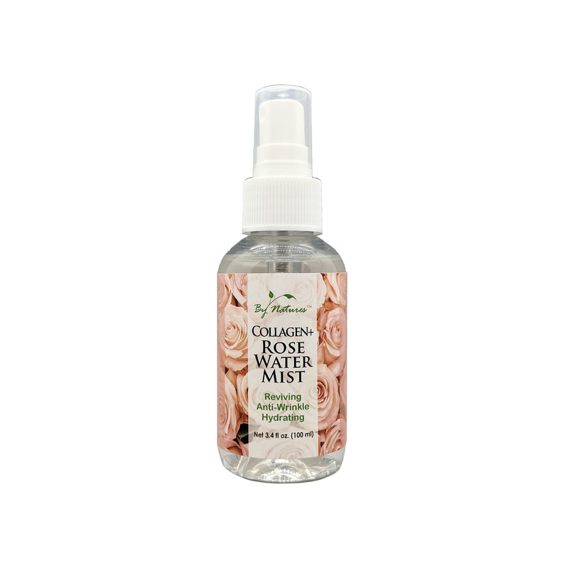 By Natures Collagen + Rose Water Mist Travel Size 3.4 oz