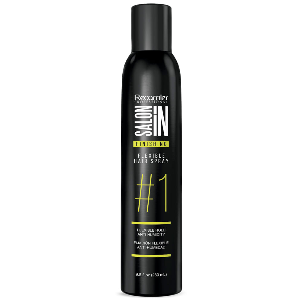 Recamier Professional Salon In Finishing #1 Flexible Hair Spray 9.5oz - Spray de Fijacion Flexible para el cabello