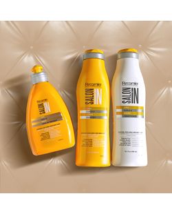 Recamier Professional Salon In +Pro Curls and Waves Hair Shampoo, Conditioner and Treatment Bundle 3 Piece kit
