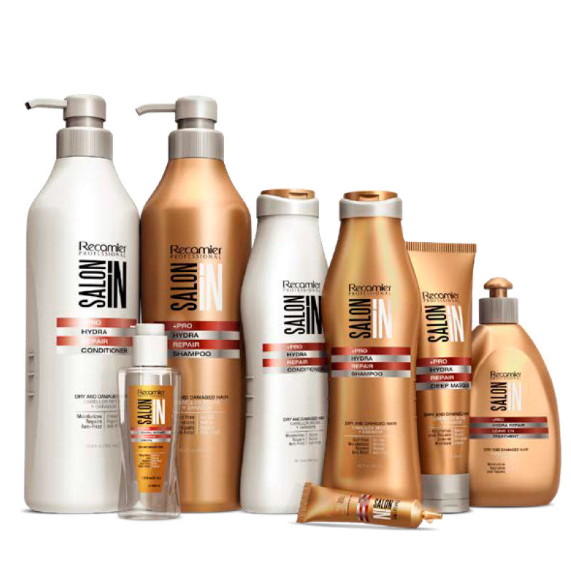 Recamier Professional Salon In +Pro Hydra Repair Silicone Drops - Gotas de Silicon Para el Cabello Seco y Maltratado 1oz