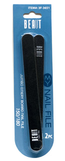 Jumbo Emery Board Nail File 150/180 (2 pcs)