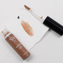 S.he Makeup Glossy Lips lip-gloss Smooth Glass Shine Nude Colors, Complete Set of All 6 Shades