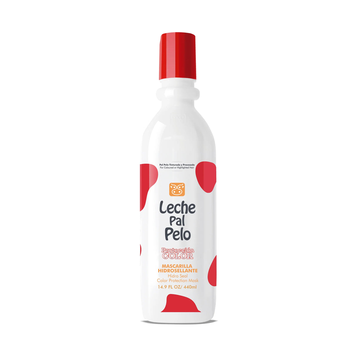 Leche Pal Pelo Proteccion Color For Colourd or Highlighted Hair Hidro Seal Leave-in Treatment | Para Cabello Tinturado y Procesado 14.9oz-440ml (Set/Kit 14.9-440 x3)