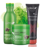 Alea Curly Hair Shampoo and Mask system with Acai Extract for Curly Hair | Alea Champu y Mascarilla para Cabellos RizadosLisos