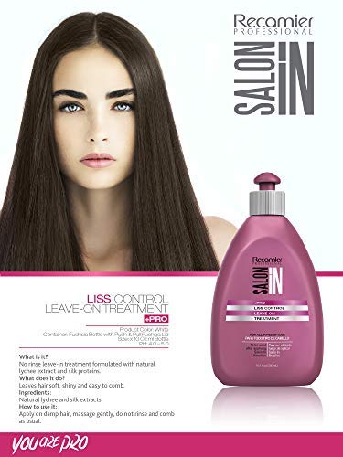 Recamier Professional Salon In +Pro Liss Control Leave On Treatment 10.1oz(300ml)