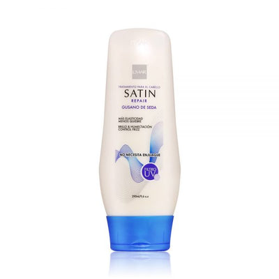 L'MAR Professional Satin Hair Repair Leave-In Treatment Silkworm and Frizz Control 9.6oz | Tratamiento Para El Cabello Gusano de Seda Brillo y Humectacion