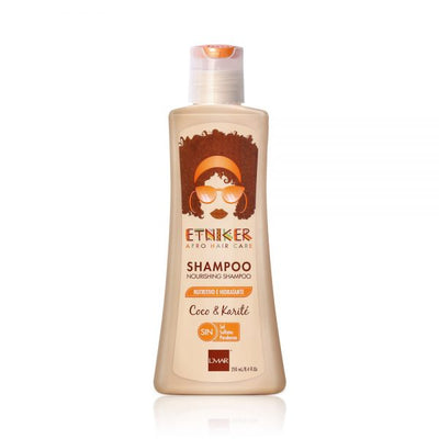 L'MAR Professional Etniker Afro Hair Care Nourishing Shampoo | LMAR Champu Etniker Cuidado del Cabello Afro Nutritivo e Hidratante 8.4Oz