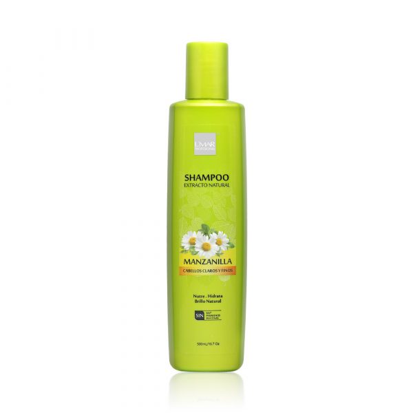 LMar Professional Hair Shampoo Manzanilla Natural Extracts Light and Thin hairs 33.3oz