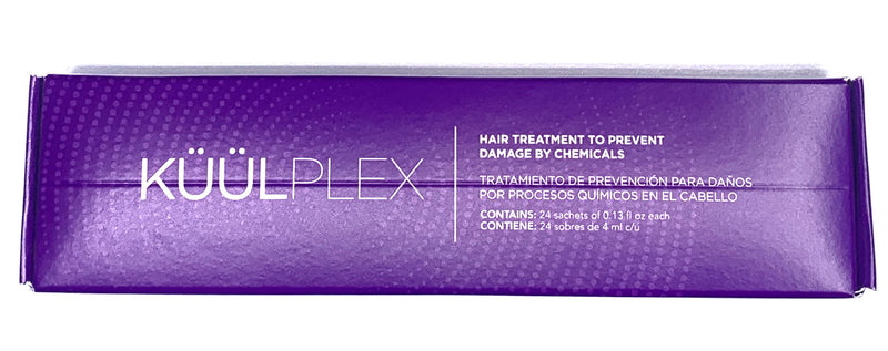 Kuul Plex Hair Treatment to prevent damage by chemicals 24 packs 0.13 fl. oz. each
