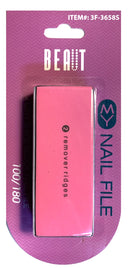Nail File 4 Way Shine Block 100/180