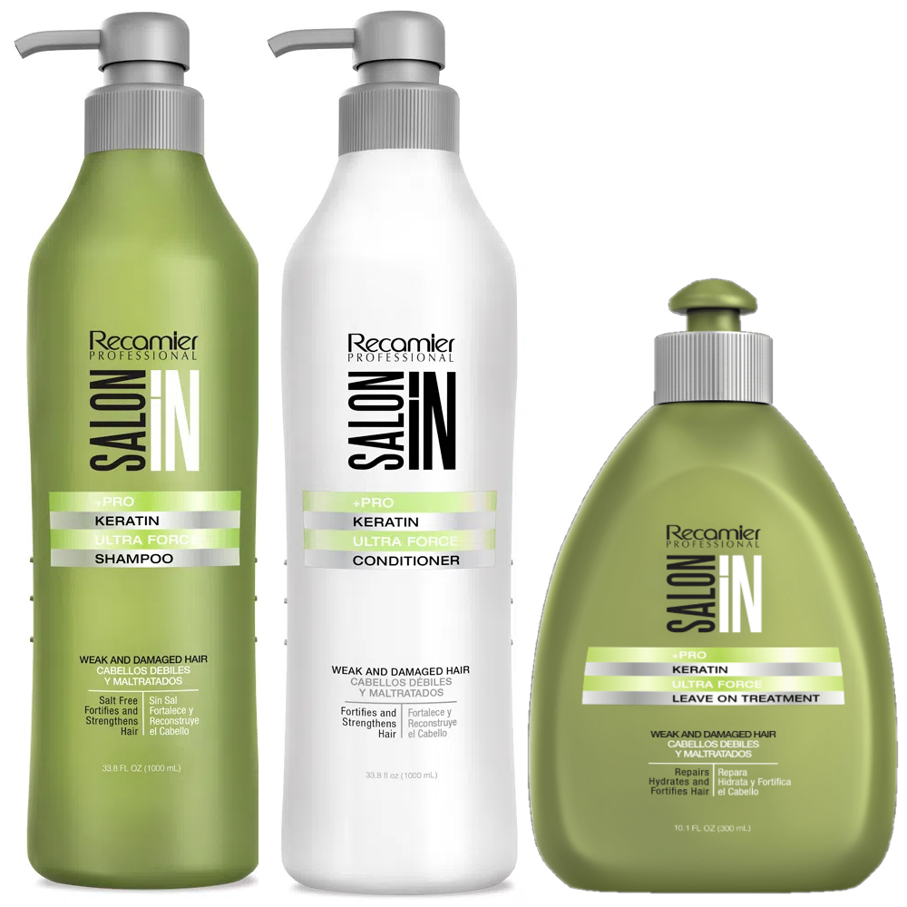 Recamier Professional Salon In +Pro Keratin Ultra Force Hair Kit - 40397 - 3 pack