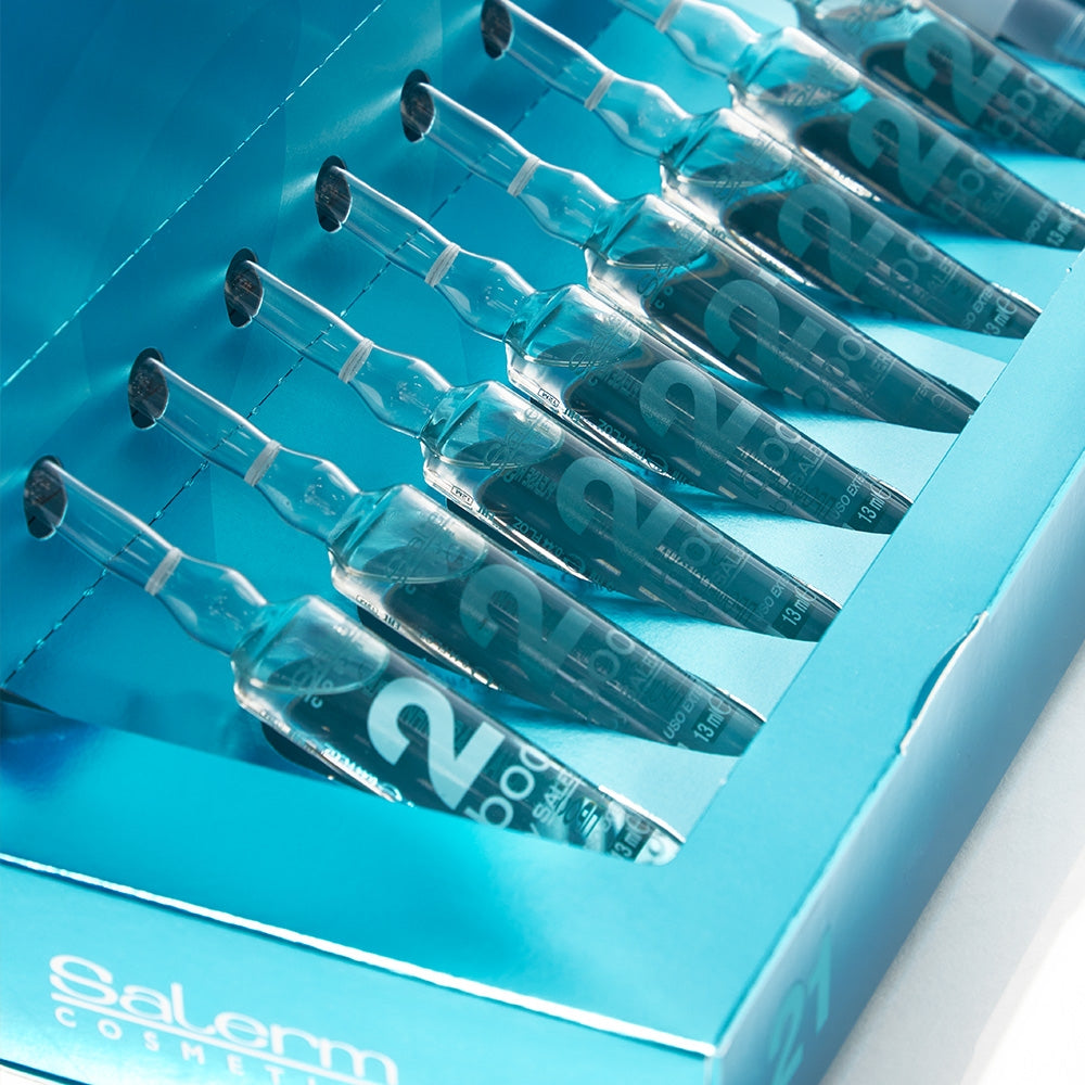 Salerm Cosmetics Salerm 21 Boost Hair Mask - 8 vials of 0.44 fl.oz.