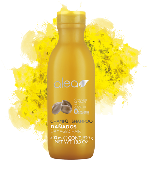 Alea Damaged Hair Shampoo, Conditioner and Mask system with Argan Oil | Alea Champu, Condicionador y Mascarilla para cabellos dañados