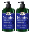 Difeel Biotin Pro-Growth Hair Shampoo and Conditioning Kit 2x12 fl oz