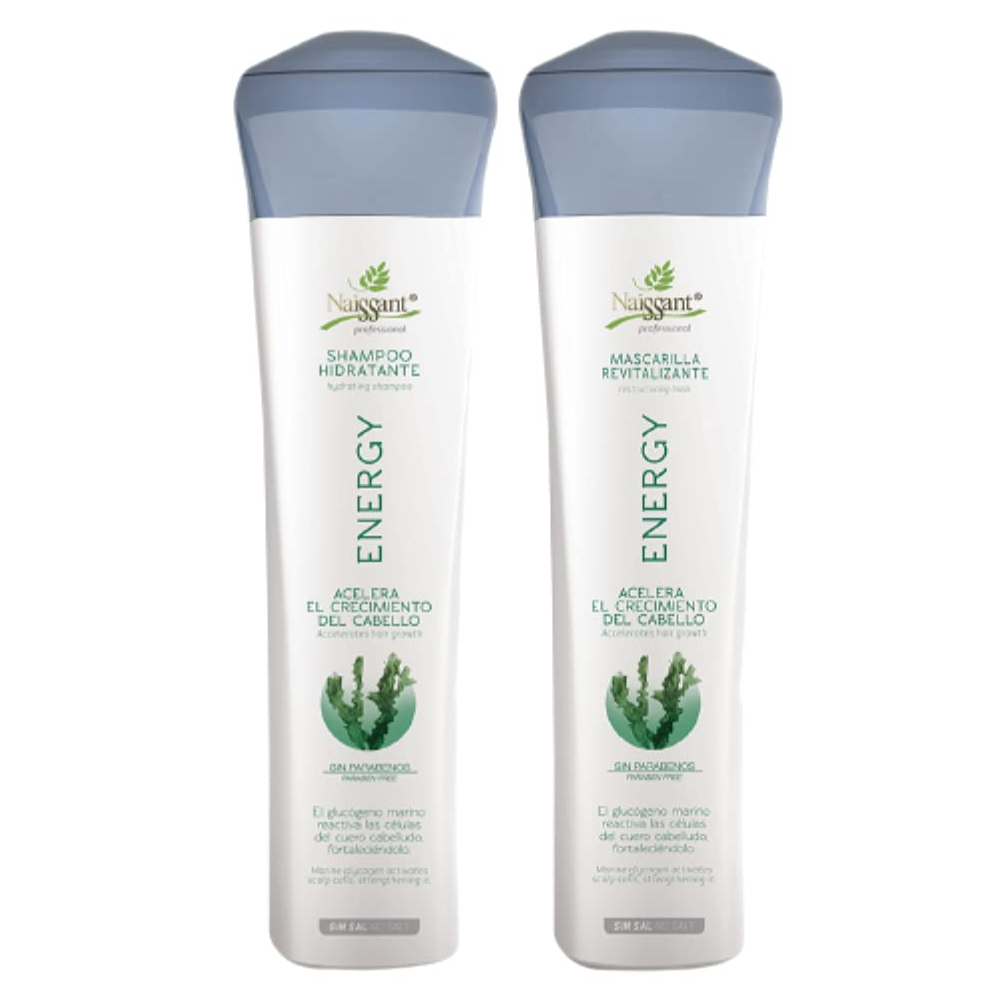 Naissant Energy Revitalizing Hair Shampoo| Mask | Elixir | Biotin, Niacinamide & Ginseng | Helps Strengthen, Nourish & Revitalize Weak Hair | Fuller-Looking, Healthier-Looking Hair