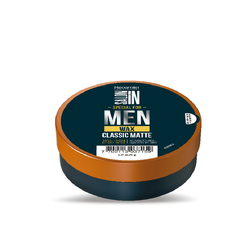 Recamier Professional Salon In Special for Men Hair Wax Classic Matte 2.47oz - Cera de Hombres para Cabello Mate