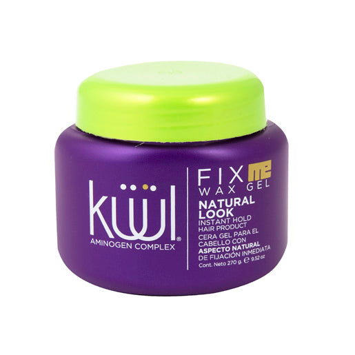 Kuul Fix Me Wax Gel Natural Look Instant Hold 9.53oz - Cera Gel para el cabello Natural
