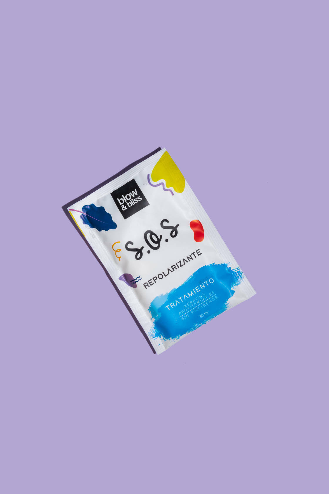 Blow & Bliss SOS · Mascarilla repolarizadora con queratina y provitamina B5 · 1.01 oz