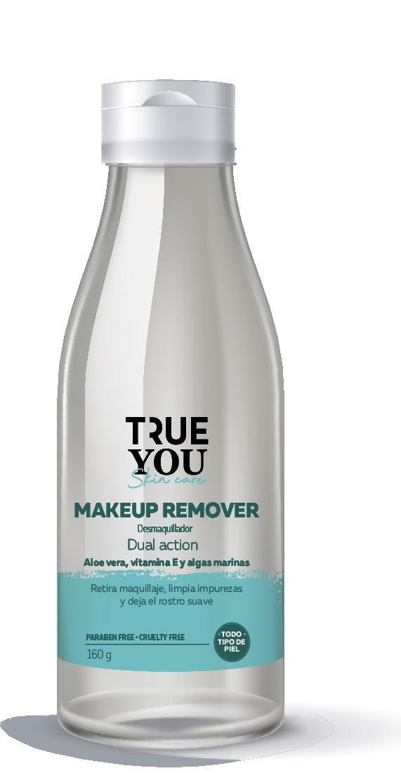 TRUE YOU Dual Action Makeup Remover with Aloe, Cucumber and Seaweed 5.41 fl.oz.