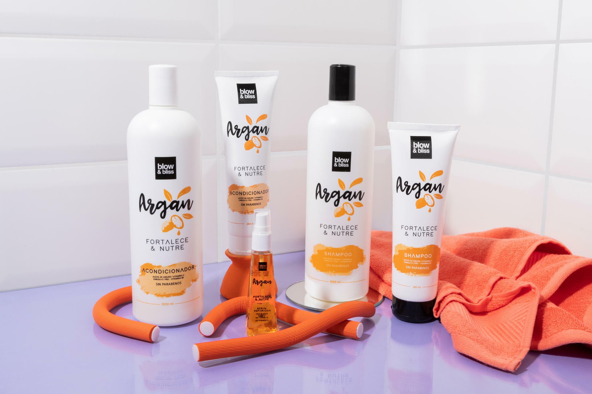 Blow & bliss Argan Oil Hair Shampoo Strengthens and Nourishes enriched with Vitamin E  9.47 fl.oz.