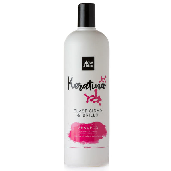 Blow & bliss Keratin Hair Shampoo Anti Frizz enriched with Vitamin E and Aminoacids 33.8 fl.oz.