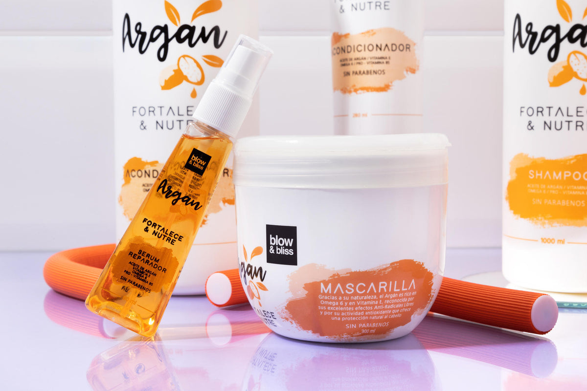 Blow & bliss Argan Oil Hair Repairing Serum Strengthens and Nourishes Shine and Silky 2.03 fl.oz.