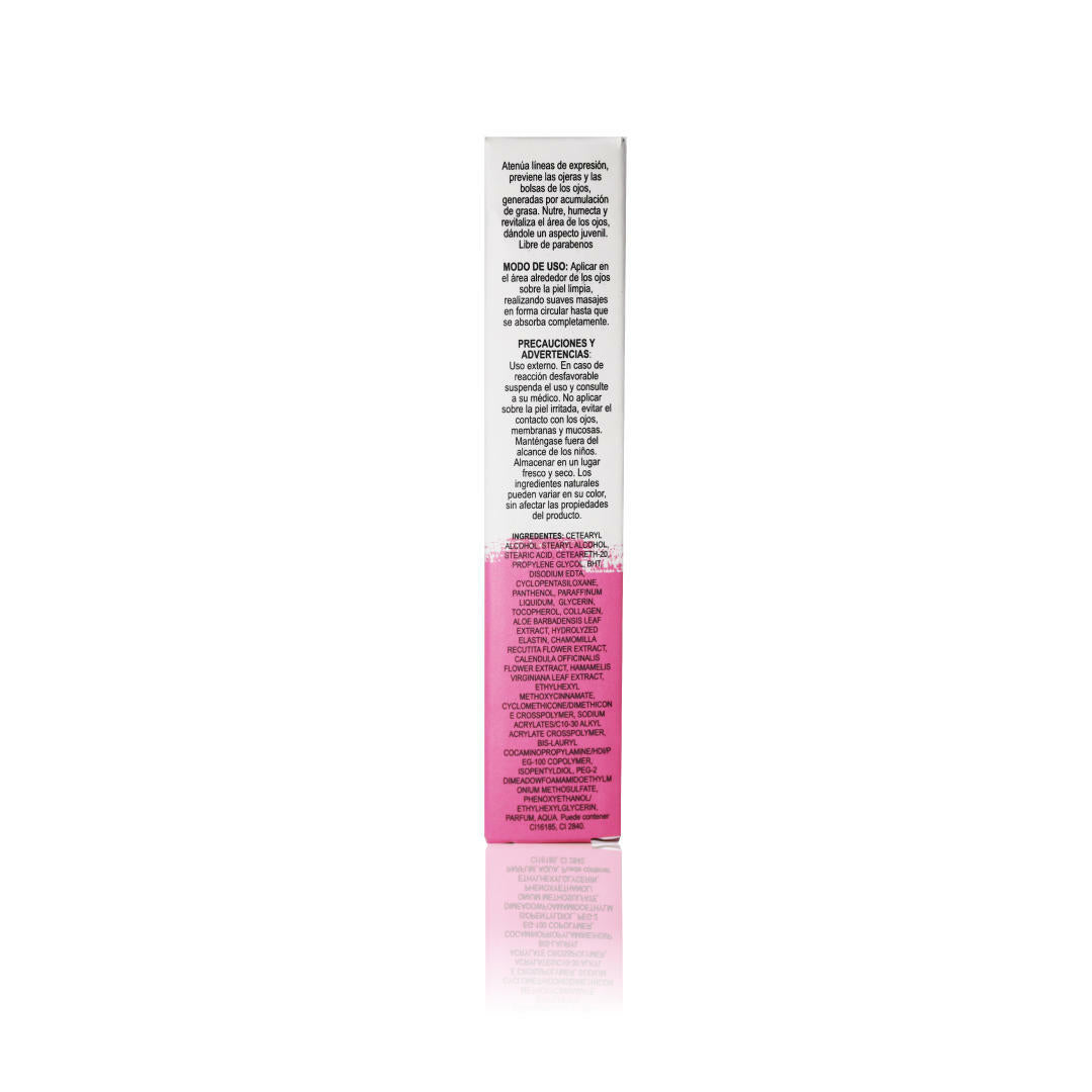 TRUE YOU Eye Contour Cream UV and Solar Filter with Collagen Moisturizes and Revitalizes Rose 0.5oz