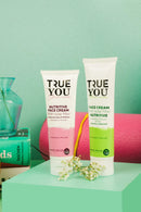 TRUE YOU Nutritive Face Cream UV Solar Filter with D-pantenol silk protein and Vitamin E Green 1.05 oz.