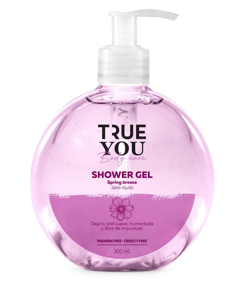 TRUE YOU Shower Gel Spring Breeze with Natural Extracts Vitamin E and Calendula 10.14 fl.oz.