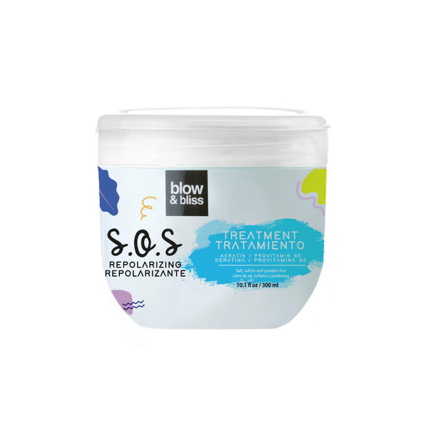 Blow & bliss SOS Repolarizing Hair Treatment Mask with Keratin and Provitamin B5 for all hair types 10.14 oz