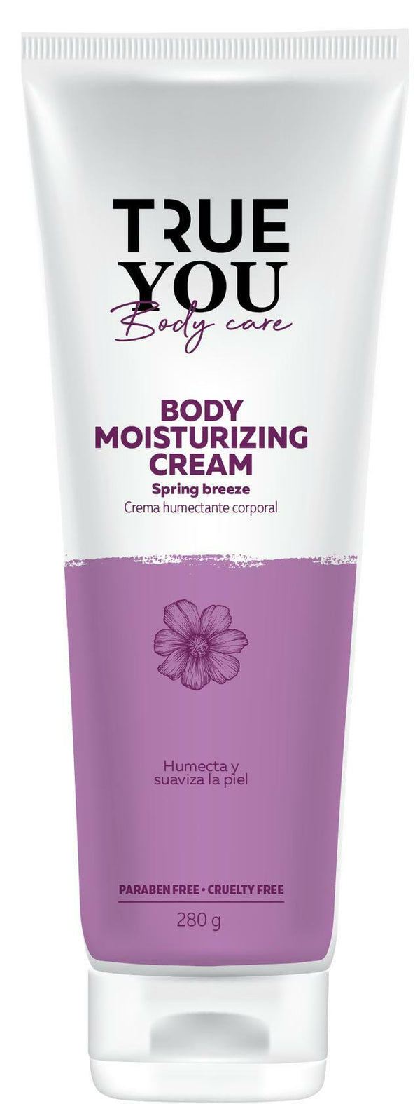 TRUE YOU Body Moisturizing Cream Spring Breeze with Aloe, Calendula and Coenzima Q10 9.46 oz