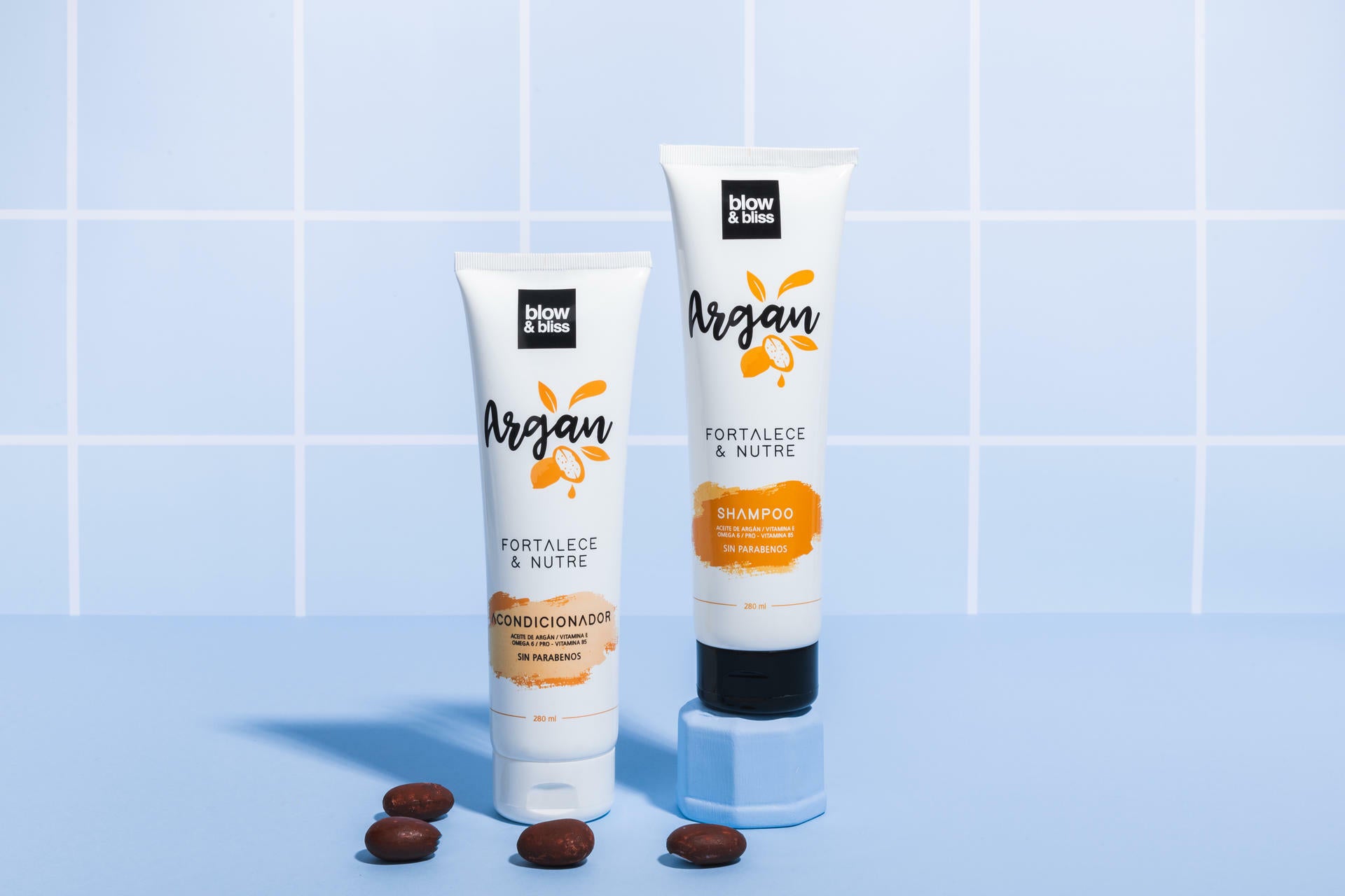 Blow & bliss Argan Oil Hair Shampoo Strengthens and Nourishes enriched with Vitamin E  9.47 fl.oz.