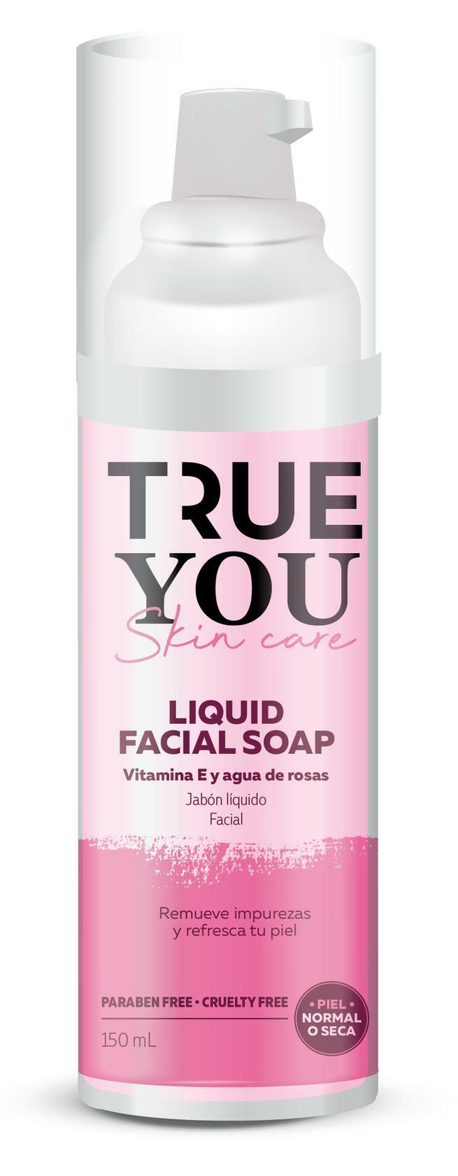 TRUE YOU Liquid Facial Soap with Rose Water and Vitamin E Rose 5.07 fl.oz.