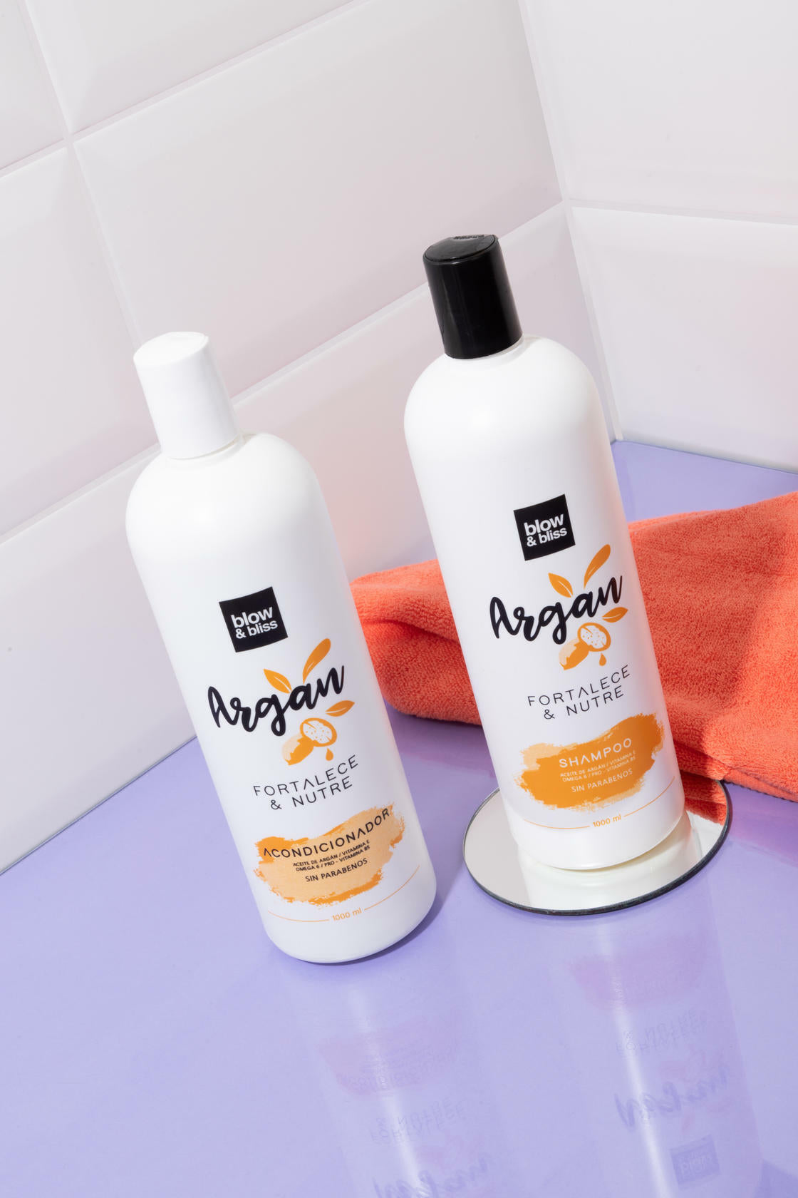 Blow & bliss Argan Oil Hair Conditioner Strengthens and Nourishes Restores Shine and Repair Split Ends 33.8 fl.oz.