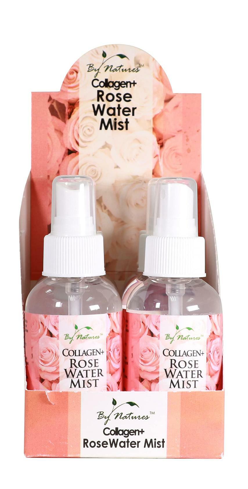 By Natures Collagen + Rose Water Mist Travel Size (3 PACK)