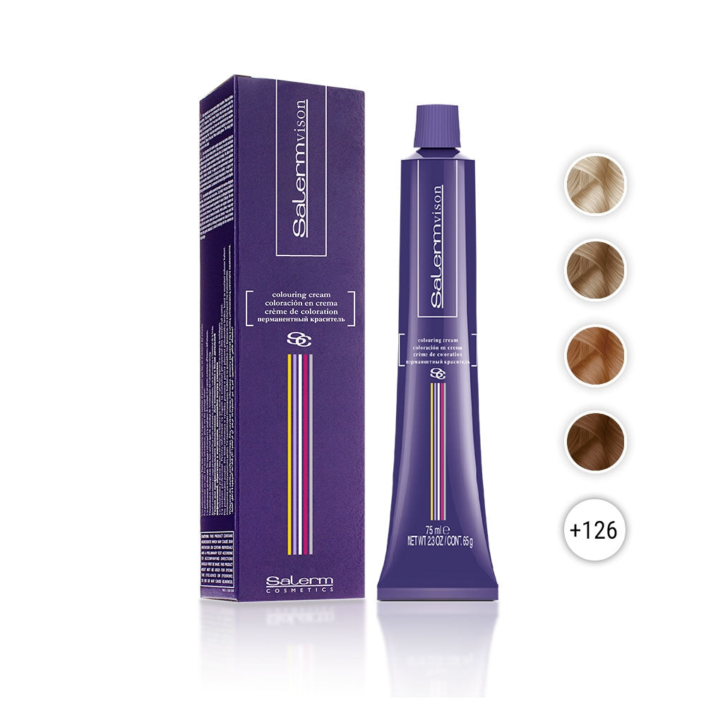 Salerm Cosmetics SalermVison Permanent Cream Hair Color 75ml / 2.5oz