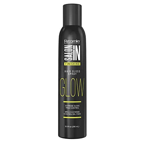 Recamier Professional Salon In Finishing Glow Hair Gloss Spray 9.5oz - Brillo Extremo para el cabello